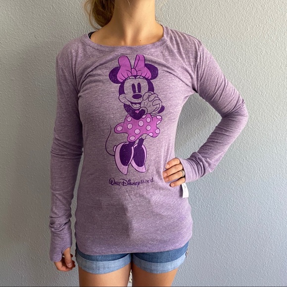 Purple Long Sleeve Disney Shirt 